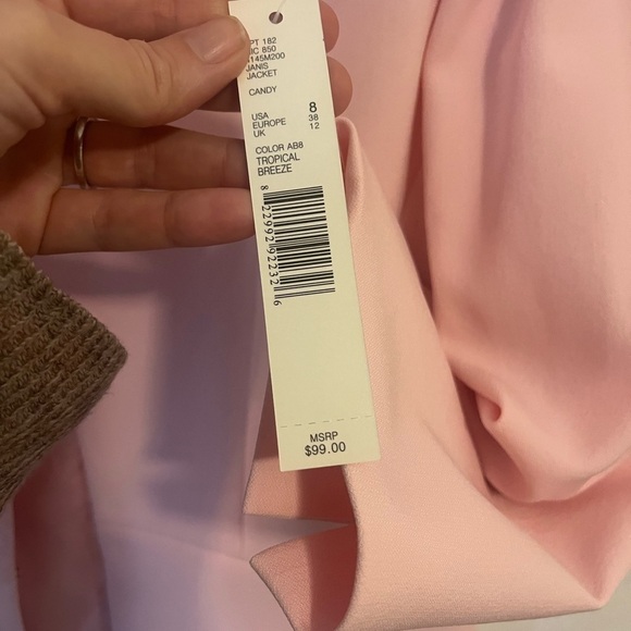 NWT soft pink blazer - Picture 4 of 7